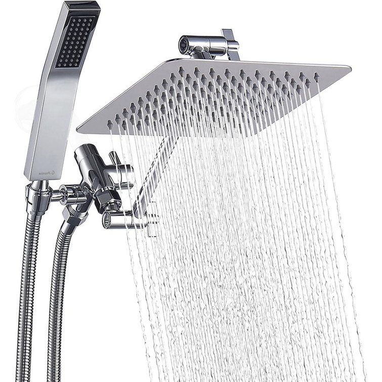 Aster Form Corp Rain Dual Shower Head 1 5 Gpm Gpm Wayfair